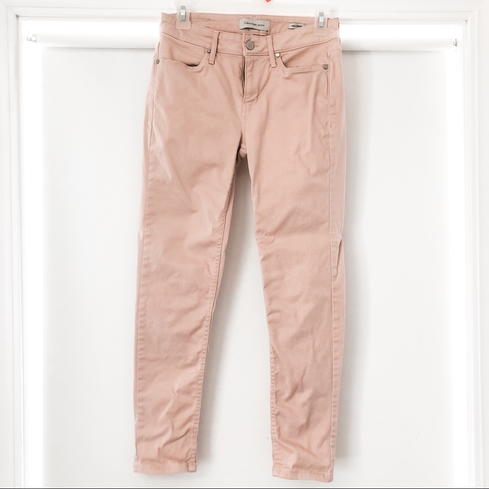 Light Pink Calvin Klein Skinny Jeans